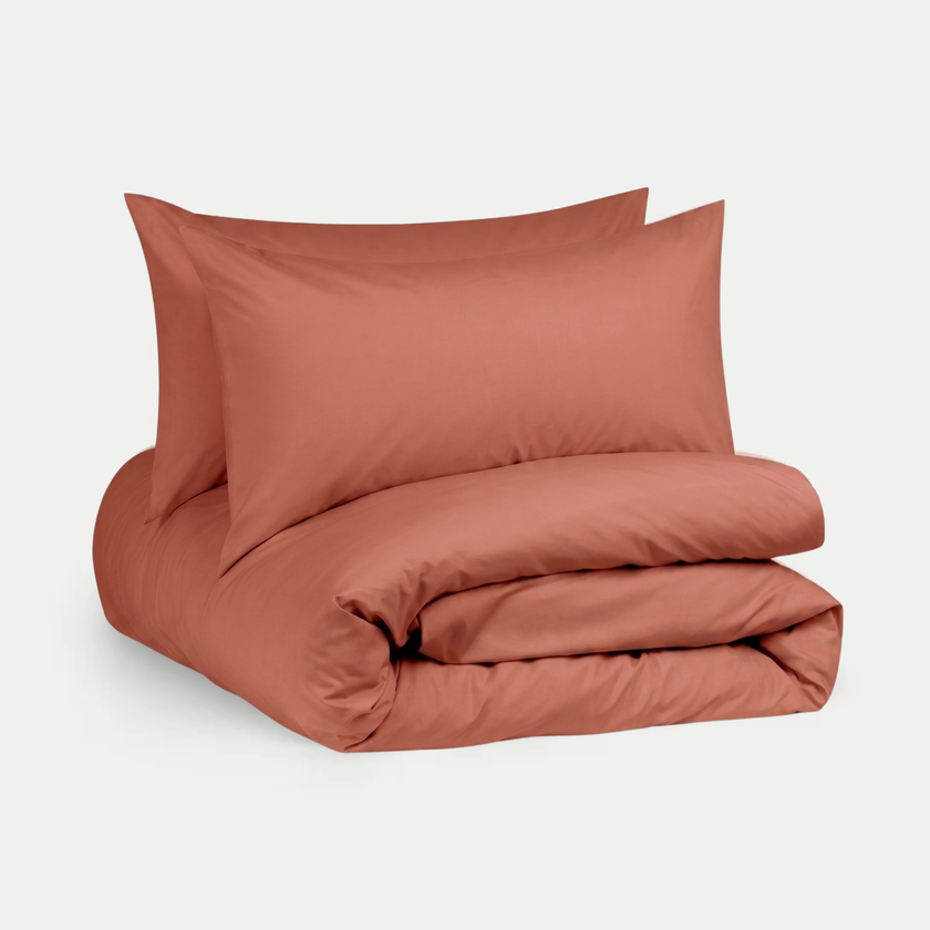 Duvet Cover Set Egyptian Cotton 400TC Percale | Solterra