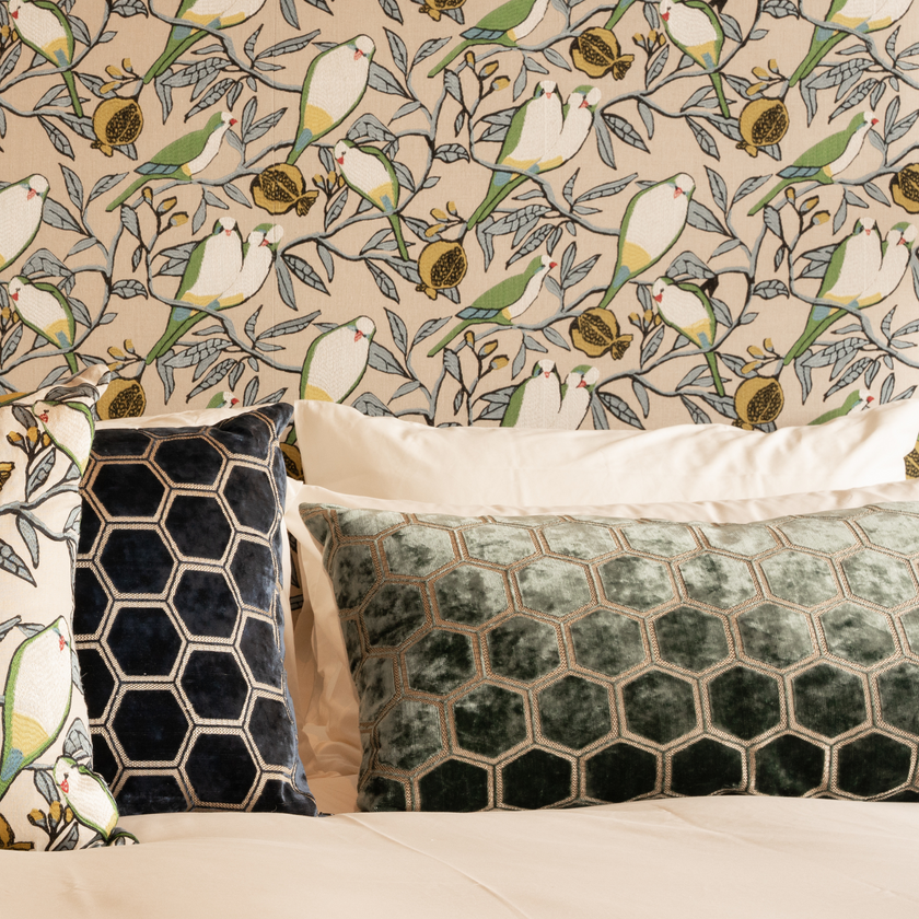 Manipur Decorative Pillow | Jade Green