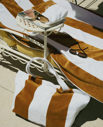 DOUXE Beach Bag Mustard DOUXE Beach Bag Mustard