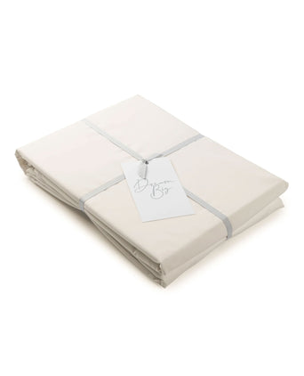 Duvet cover Egyptian cotton Percale 400TC | Chalk White | Outlet Duvet cover Egyptian cotton Percale 400TC | Chalk White | Outlet