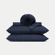 Duvet Cover Set & Fitted Sheet Sateen | Harbour Blue