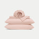 Duvet Cover Set & Fitted Sheet Percale | Blush Pink