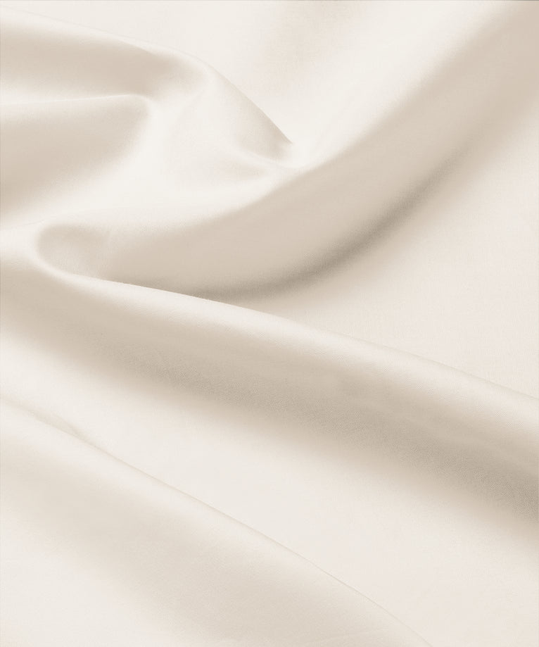 Duvet Cover Set Egyptian Cotton Percale 400 TC | Chalk White