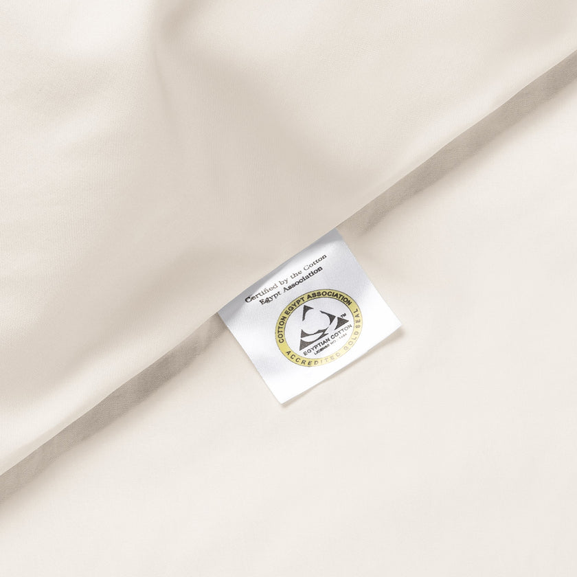 Kids Duvet Cover Egyptian Cotton Percale 400TC Chalk White - Petit Hôtel