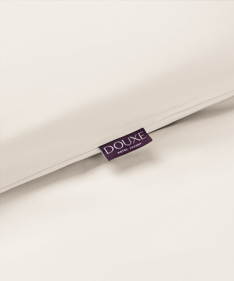 Duvet Cover Set & Fitted Sheet Percale | Chalk White