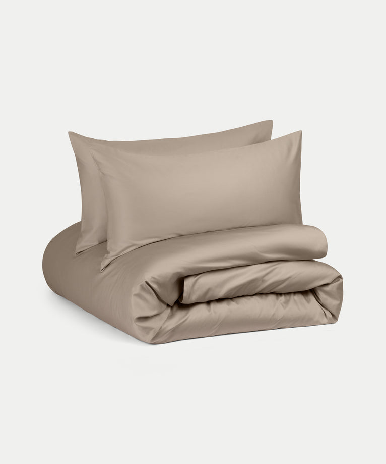 Duvet Cover Set Egyptian Cotton Sateen 400 TC | Champagne