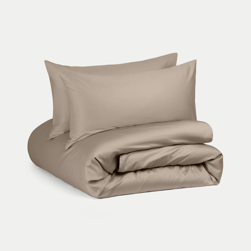 Duvet Cover Set Egyptian Cotton Sateen 400 TC | Champagne