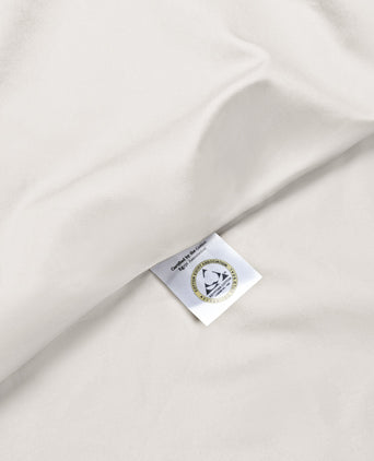 Duvet Cover Set & Fitted Sheet Egyptian Cotton Sateen | Cream Duvet Cover Set & Fitted Sheet Egyptian Cotton Sateen | Cream
