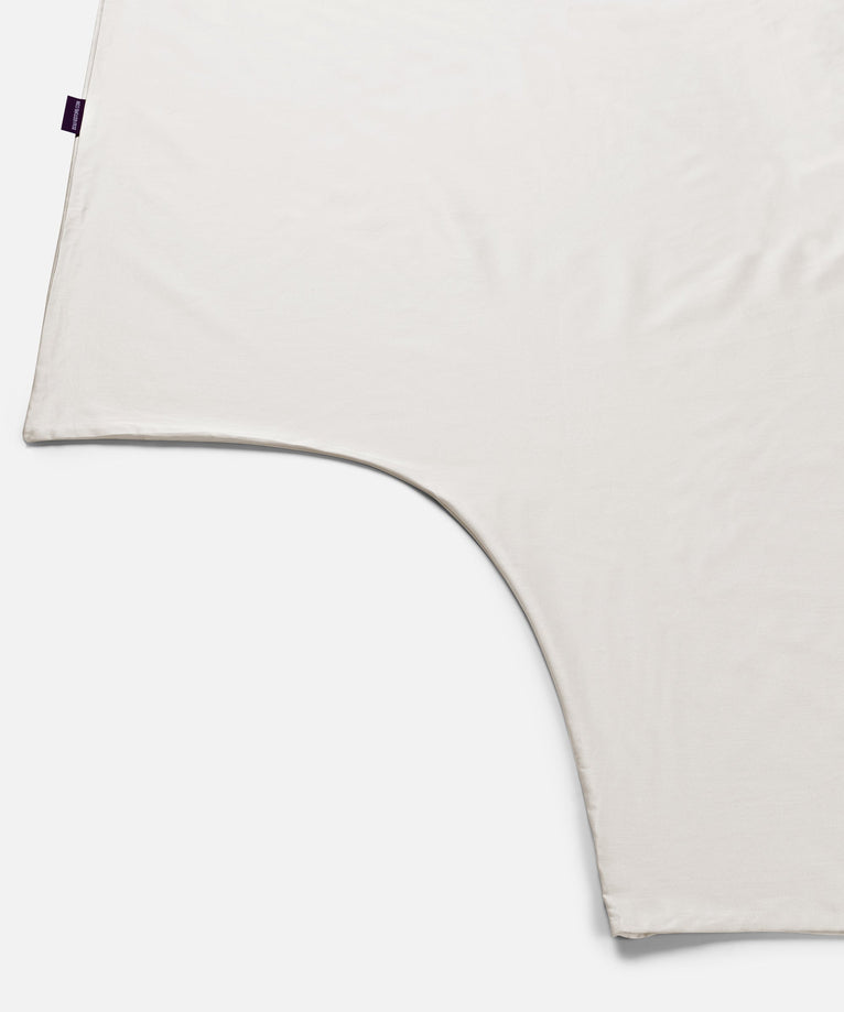 Duvet Cover Set & Fitted Sheet Egyptian Cotton Sateen | Cream
