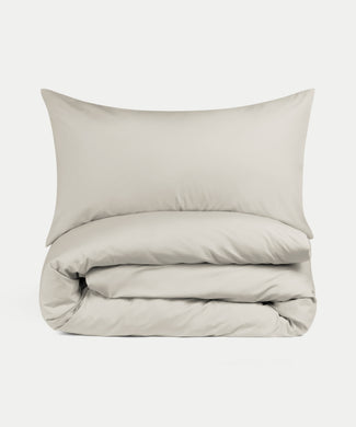 Duvet Cover Set Egyptian Cotton Percale 400 TC | Greige Duvet Cover Set Egyptian Cotton Percale 400 TC | Greige