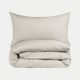 Duvet Cover Set & Fitted Sheet Percale | Greige