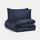 Duvet Cover Set Egyptian Cotton Sateen 400 TC | Harbour Blue