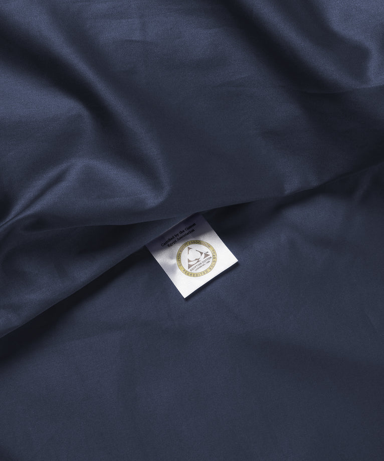 Duvet Cover Set Egyptian Cotton Sateen 400 TC | Harbour Blue
