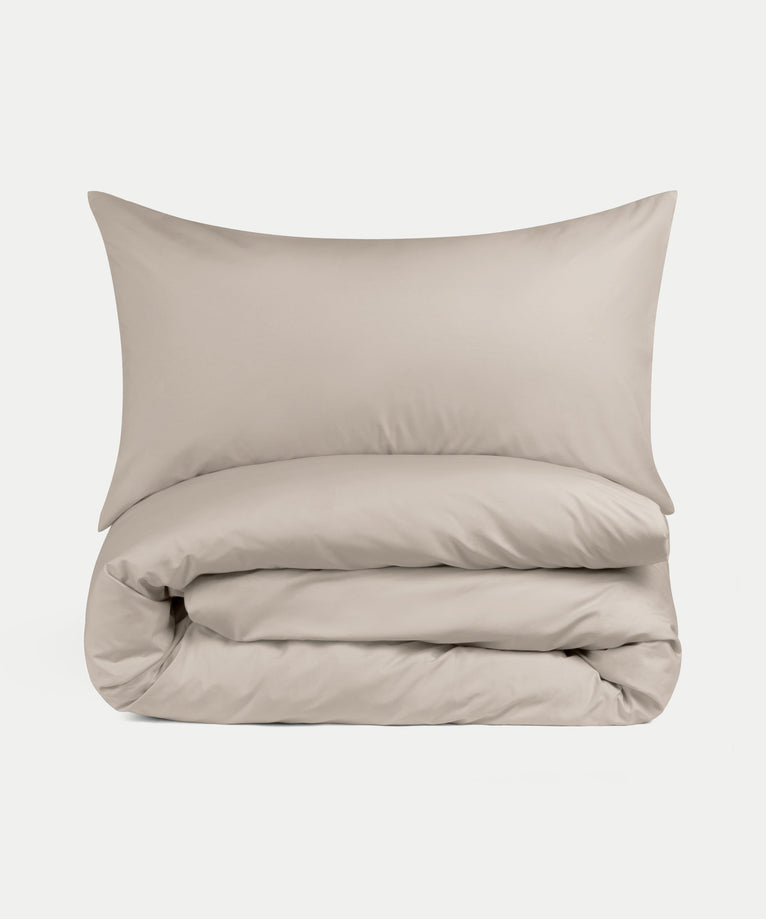 Kids Duvet Cover Egyptian Cotton Percale 400TC Latte - Petit Hôtel