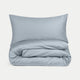 Duvet Cover Set Egyptian Cotton Sateen 400 TC | Misty Blue | Outlet