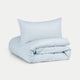 Duvet Cover Set Egyptian Cotton Percale 400 TC | Pastel Blue