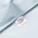 Duvet Cover Set Egyptian Cotton Percale 400 TC | Pastel Blue