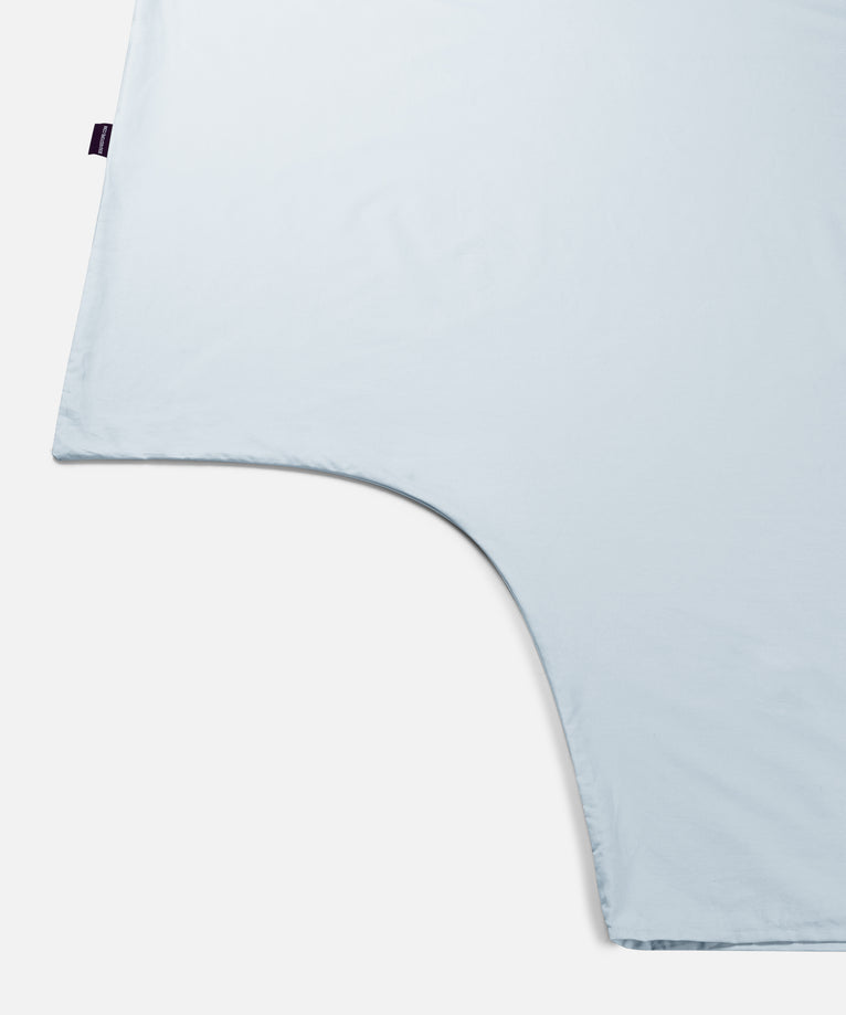 Duvet Cover Set Egyptian Cotton Percale 400 TC | Pastel Blue