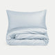Duvet Cover Set Egyptian Cotton Sateen 400 TC | Pastel Blue