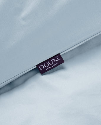 Duvet Cover Set & Fitted Sheet Sateen | Pastel Blue Duvet Cover Set & Fitted Sheet Sateen | Pastel Blue