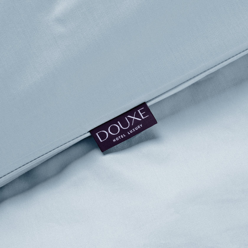 Duvet Cover Set & Fitted Sheet Sateen | Pastel Blue