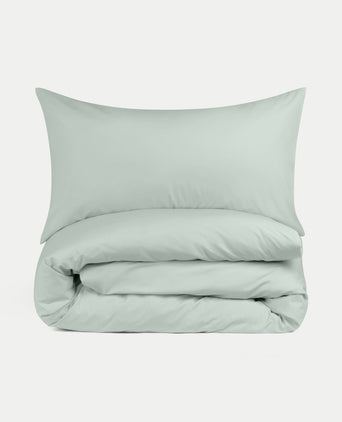Kids Duvet Cover Egyptian Cotton Percale 400TC Pastel Green - Petit Hôtel Kids Duvet Cover Egyptian Cotton Percale 400TC Pastel Green - Petit Hôtel