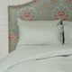 Duvet Cover Set Egyptian Cotton Percale 400 TC | Pastel Green