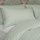 Duvet Cover Set Egyptian Cotton Percale 400 TC | Pastel Green