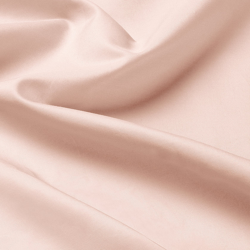 Duvet Cover Set & Fitted Sheet Percale | Blush Pink