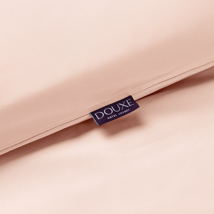 Duvet Cover Set Egyptian Cotton Percale 400 TC | Blush Pink