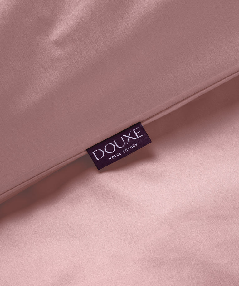 Duvet Cover Set & Fitted Sheet Egyptian Cotton Sateen | Blush Pink