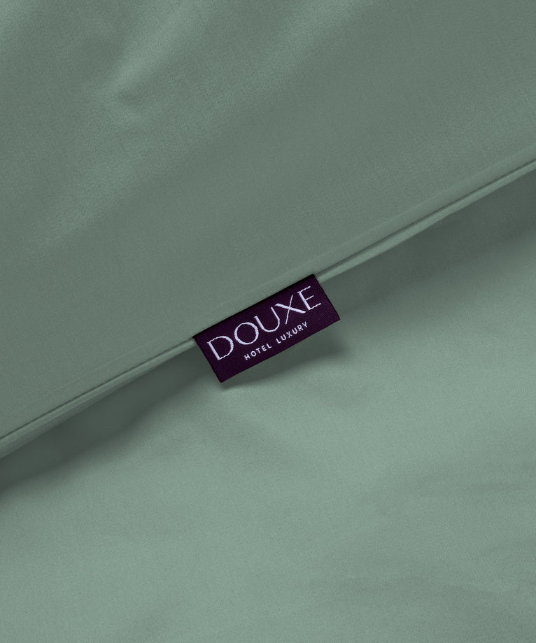 Kids Duvet Cover Egyptian Cotton Sateen 400TC Sage Green - Petit Hôtel