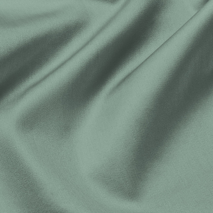 Kids Duvet Cover Egyptian Cotton Sateen 400TC Sage Green - Petit Hôtel