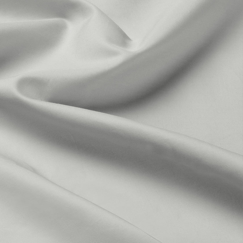 Duvet Cover Set 400TC Percale Egyptian Cotton | Silver Grey