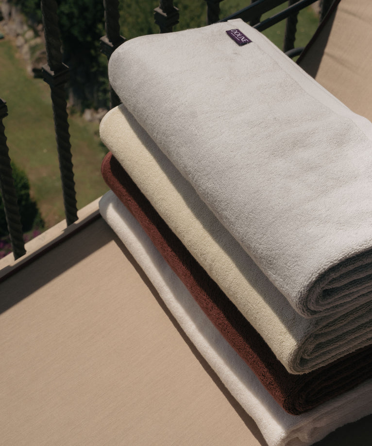 Towel zero-twist cotton 100x150 cm | Chestnut