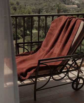 Towel zero-twist cotton 100x150 cm | Chestnut Towel zero-twist cotton 100x150 cm | Chestnut