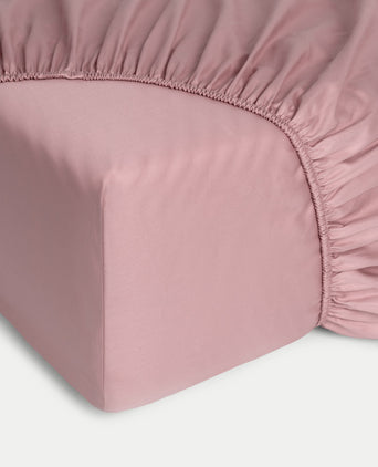 Kids Fitted Sheet Egyptian Cotton Sateen 400TC Blush Pink - Petit Hôtel Kids Fitted Sheet Egyptian Cotton Sateen 400TC Blush Pink - Petit Hôtel