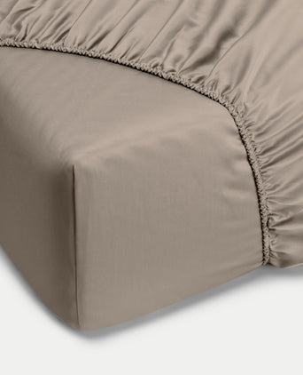 Fitted Sheet Egyptian Cotton Sateen 400TC | Champagne Fitted Sheet Egyptian Cotton Sateen 400TC | Champagne