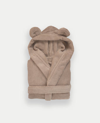 Bathrobe Kids zero-twist cotton | Latte Bathrobe Kids zero-twist cotton | Latte