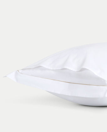 Set of 2 Pillowcases Egyptian Cotton Percale 400TC | Carmel Set of 2 Pillowcases Egyptian Cotton Percale 400TC | Carmel