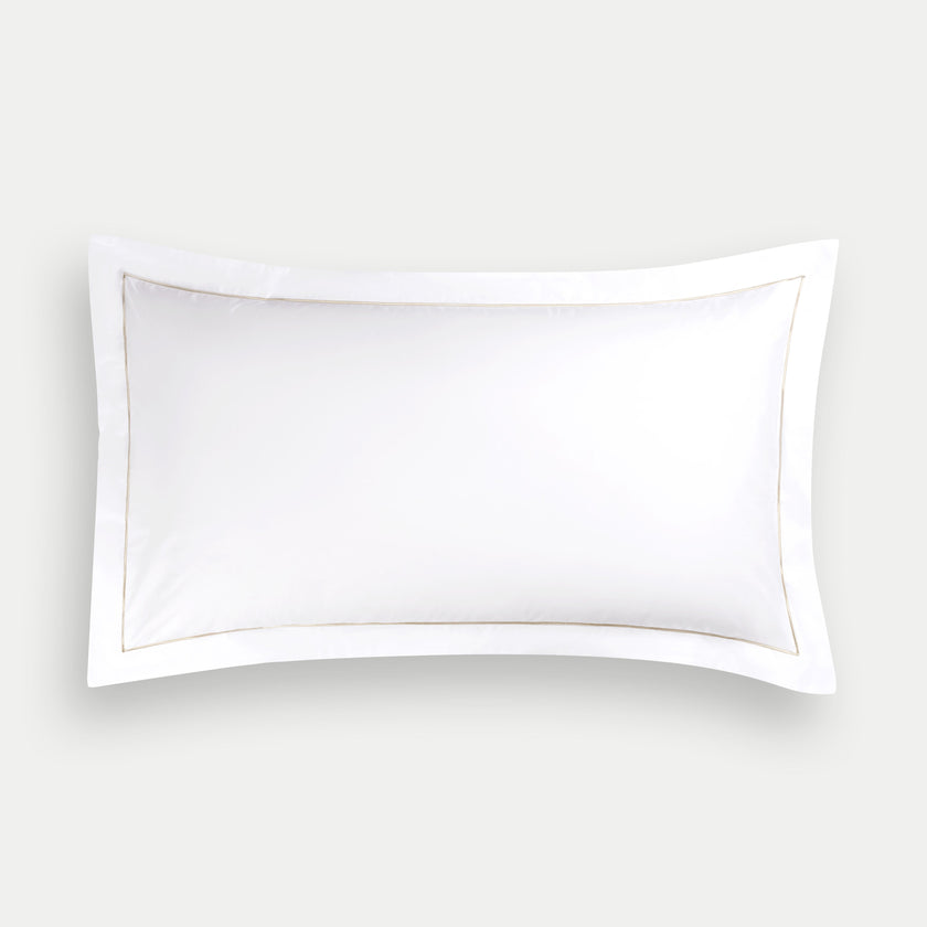 Set of 2 Pillowcases Egyptian Cotton Percale 400TC | Carmel