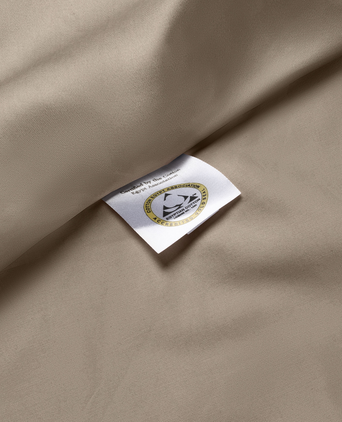 Set of 2 Pillowcases Egyptian Cotton Sateen 400TC | Champagne Set of 2 Pillowcases Egyptian Cotton Sateen 400TC | Champagne