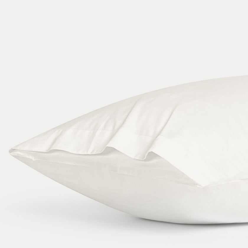 Set of 2 Pillowcases Egyptian Cotton Sateen 400TC | Cream