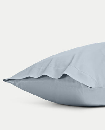 Egyptian Cotton Sateen Pillowcase 400TC | Misty Blue | Outlet Egyptian Cotton Sateen Pillowcase 400TC | Misty Blue | Outlet