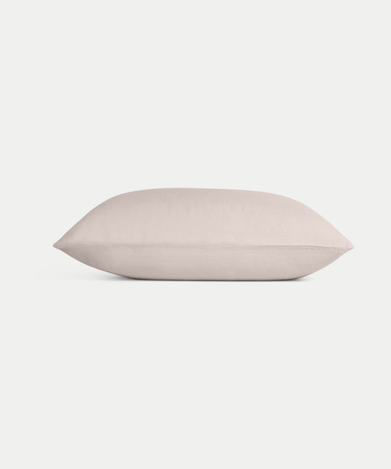 Set of 2 Pillowcases Washed Linen | Oat