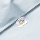 Set of 2 Pillowcases Egyptian Cotton Percale 400TC | Pastel Blue