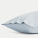 Set of 2 Pillowcases Egyptian Cotton Sateen 400TC | Pastel Blue