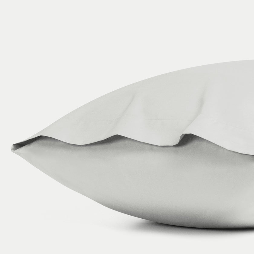 Pillowcase Egyptian Cotton Percale 400 TC | Silver Grey