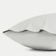 Set of 2 Pillowcases Egyptian Cotton Percale 400TC | Silver Grey