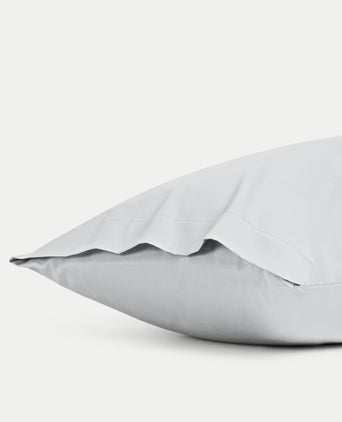 Set of 2 Pillowcases Egyptian Cotton Sateen 400TC | Silver Grey Set of 2 Pillowcases Egyptian Cotton Sateen 400TC | Silver Grey